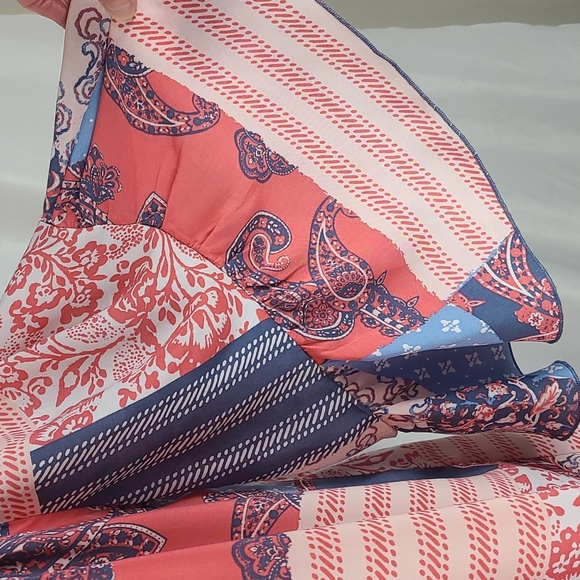 Est. 1946 Boho Patchwork On or Off Shoulder Blouse - Picture 4 of 12